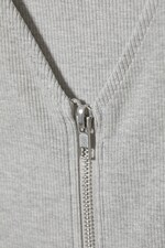 Dusty Grey - Let Tight Zip Vest - 1