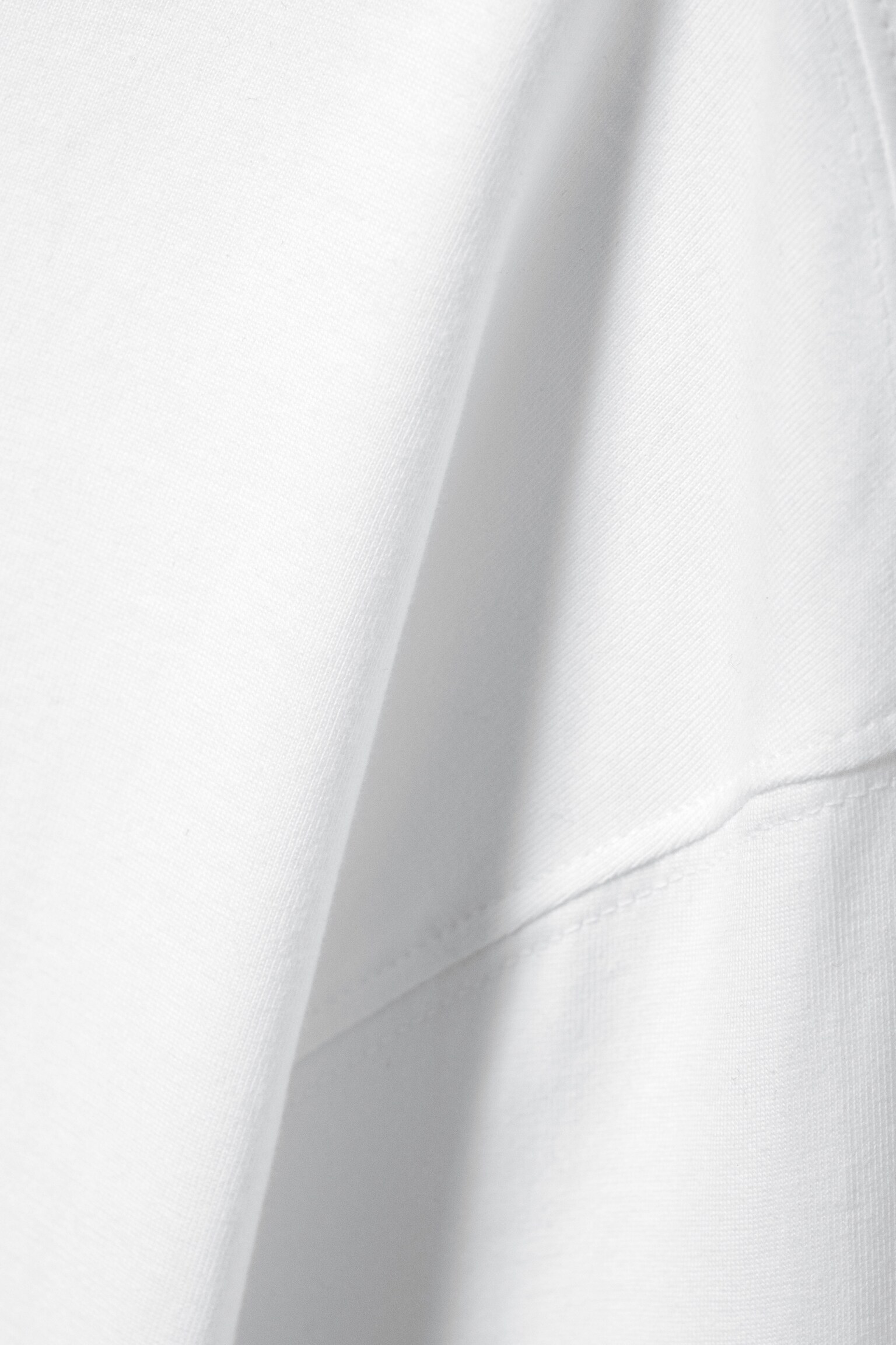 Boxy Longsleeve aus Baumwolle - Weiß - 5