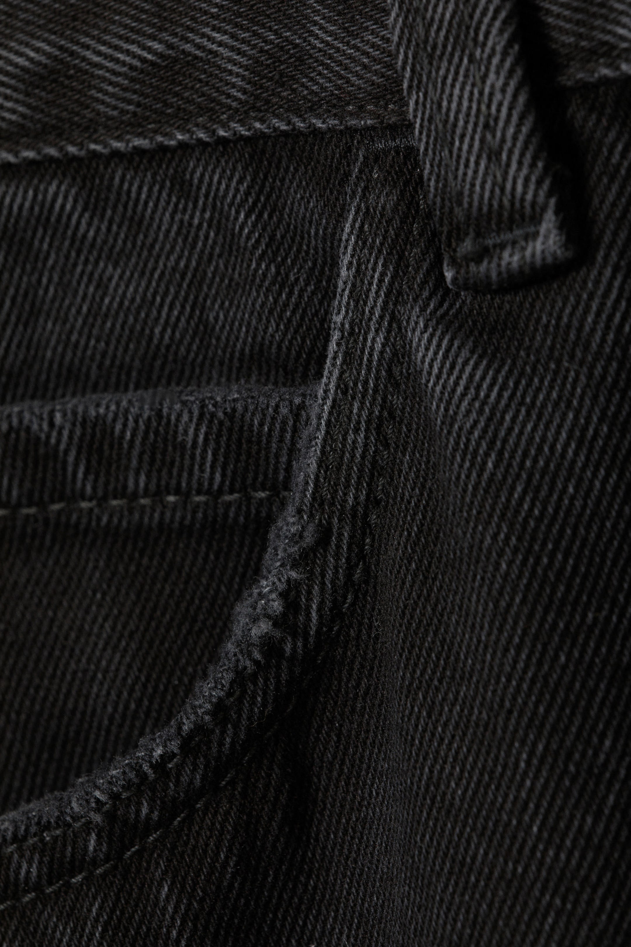 Washed Black - CM x LB Looser Washed Black Unisex Jeans - 9