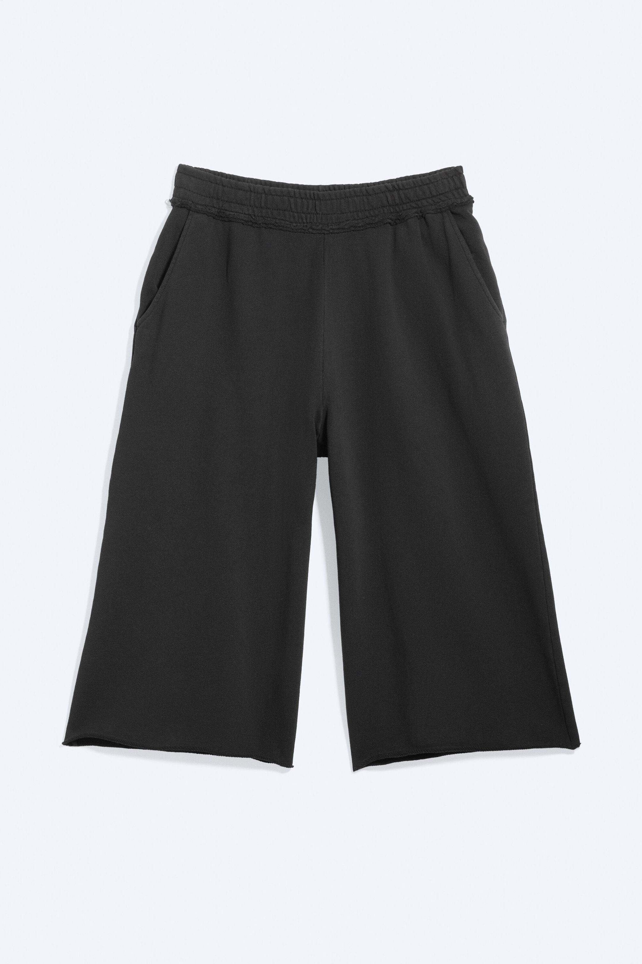 Black - Loose Terry Shorts - 3