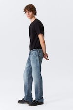 Board Blue - Medium Blue - Meteor Low Rise Relaxed Straight Leg Jeans - 3