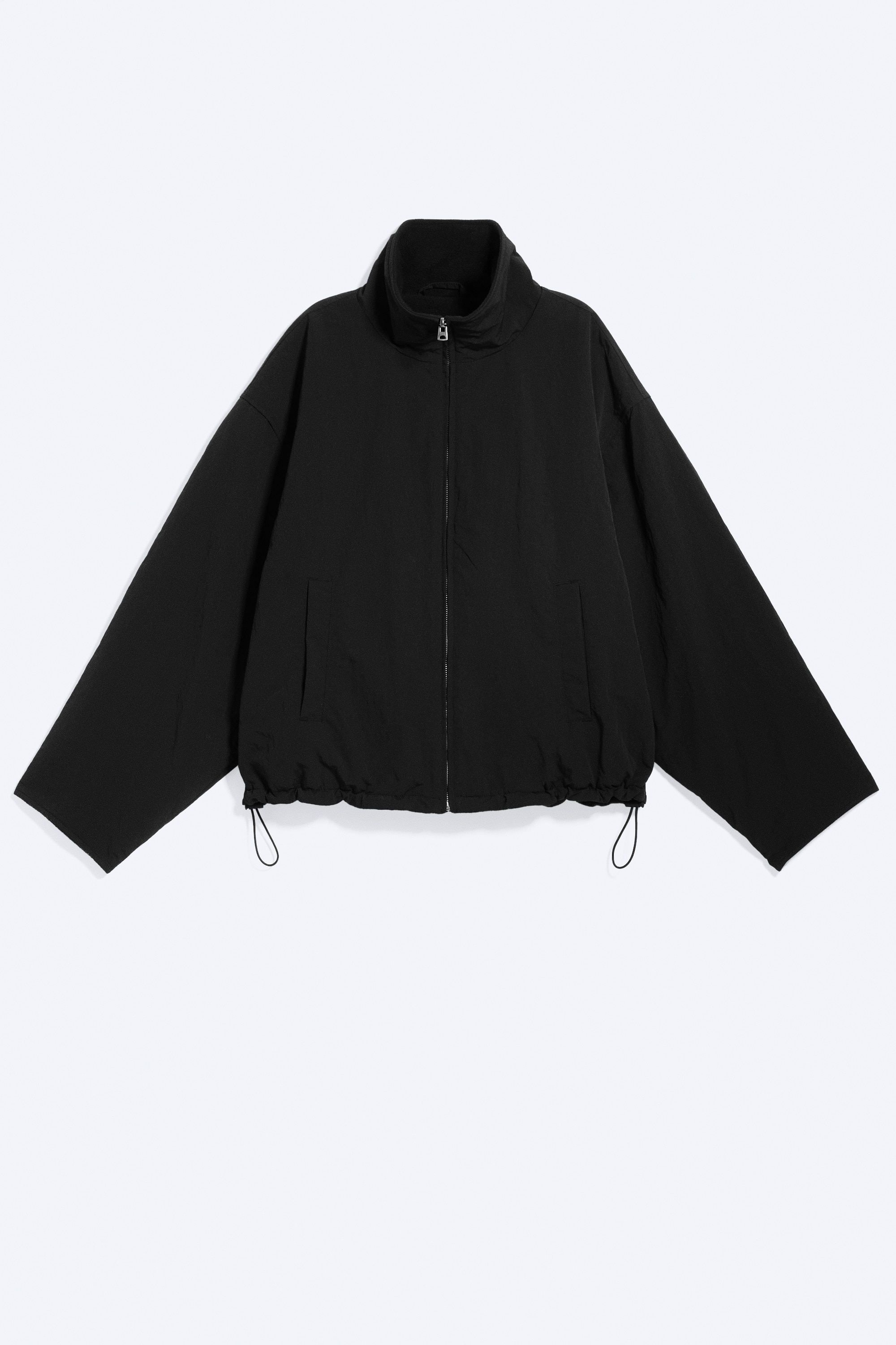 Veste nylon oversize - Noir