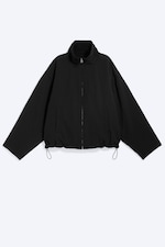 Noir - Veste nylon oversize - 5