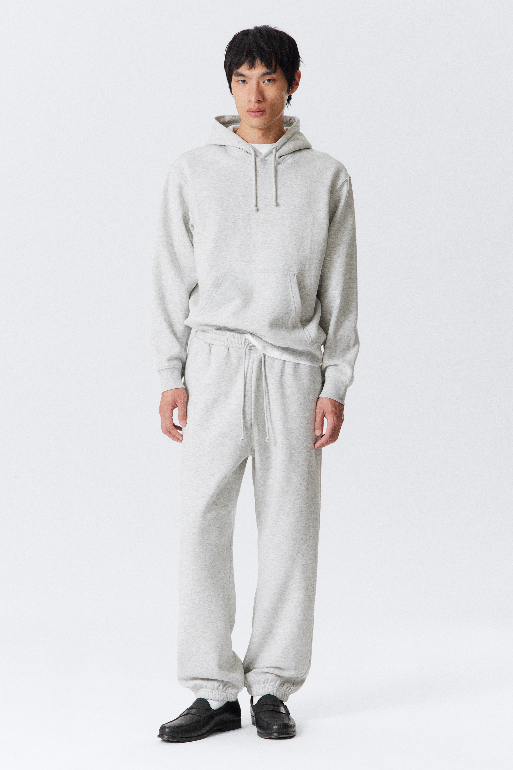 Classic Sweatpants - Grey Melange/Black/Dark Brown