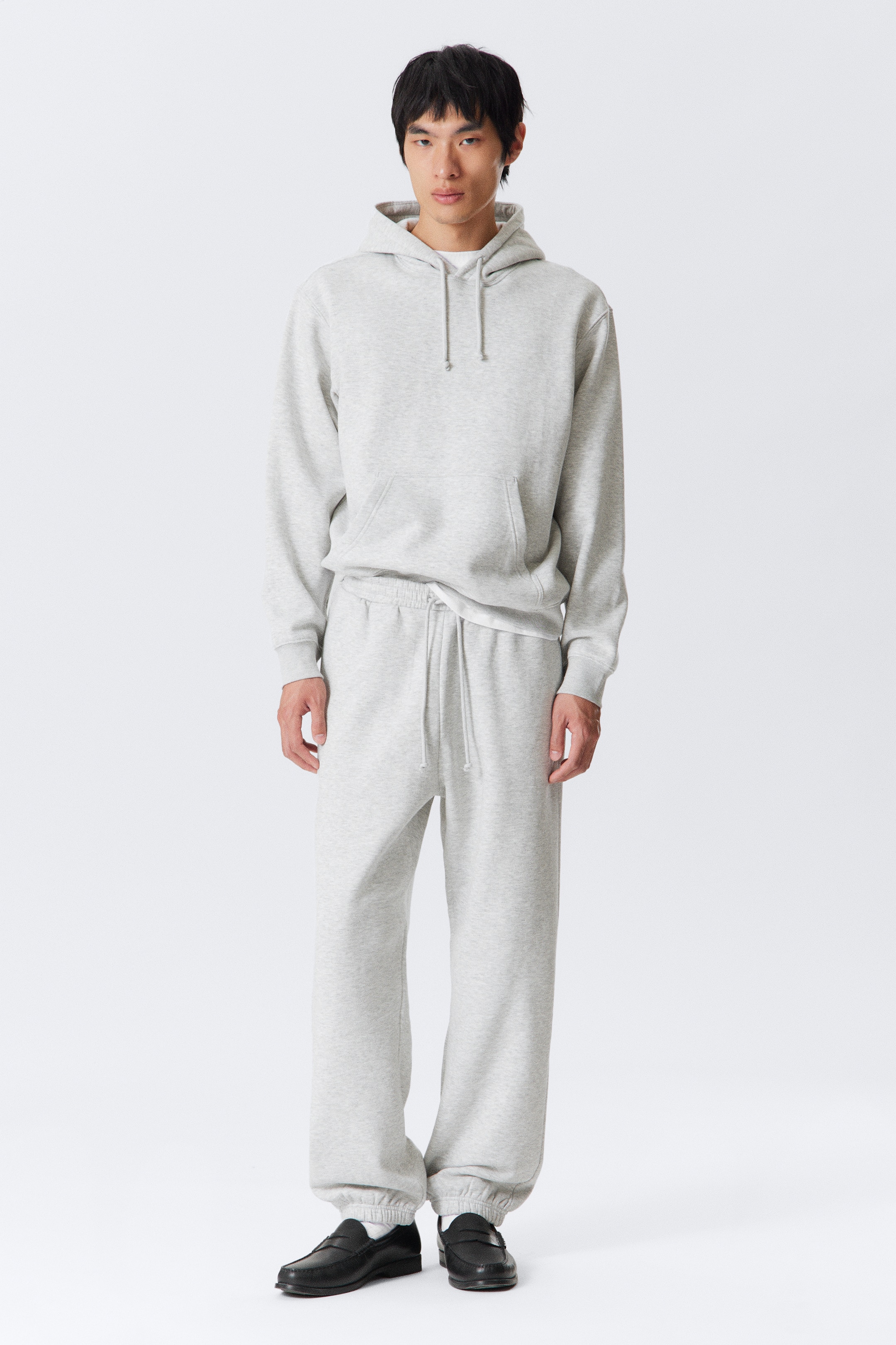 Agrandir l'image: Pantalon de jogging classique - Gris chiné - HOMME | H&M BE 1