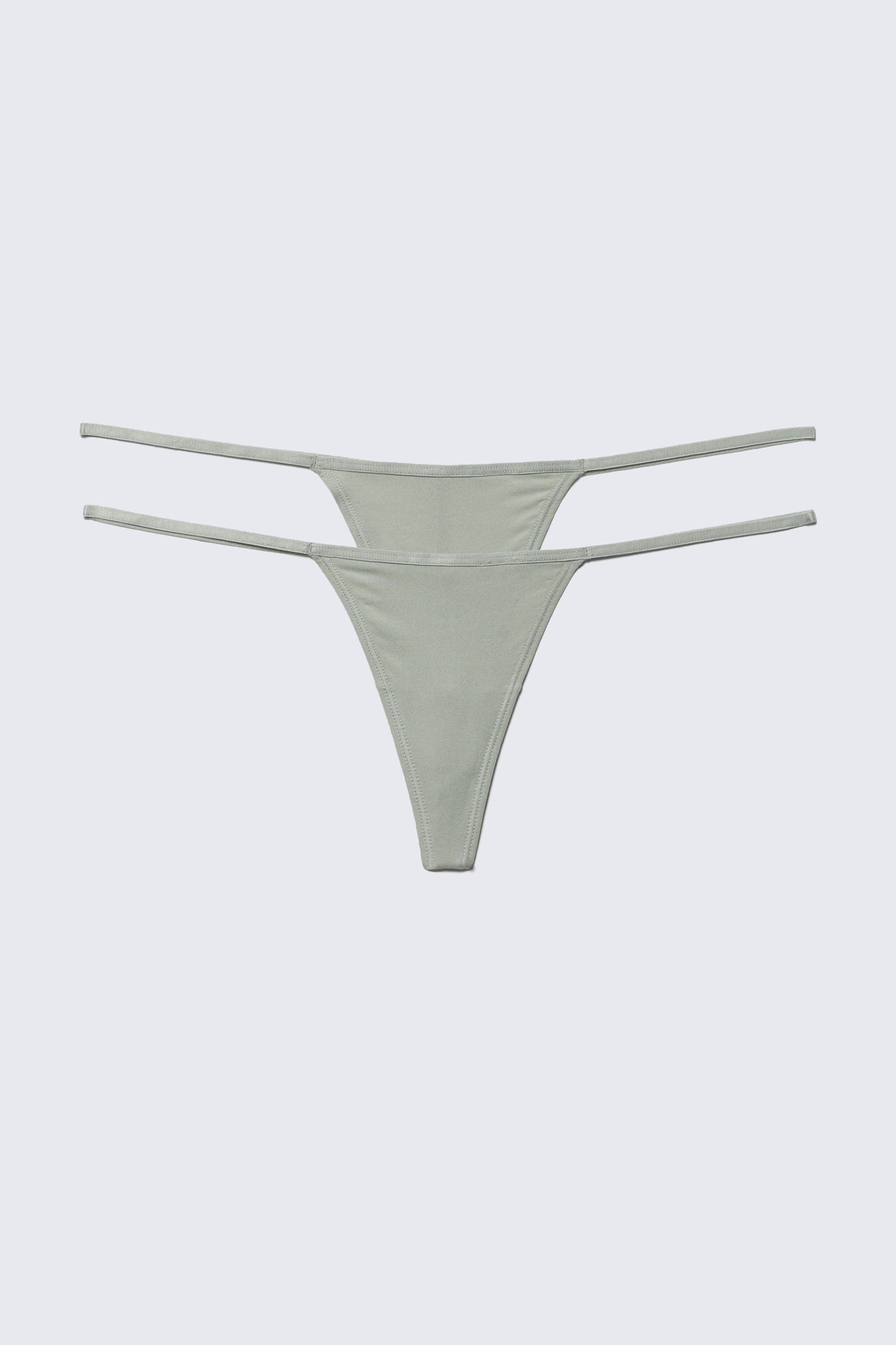 #979E99 - 2-pack Minimal Thongs - 1