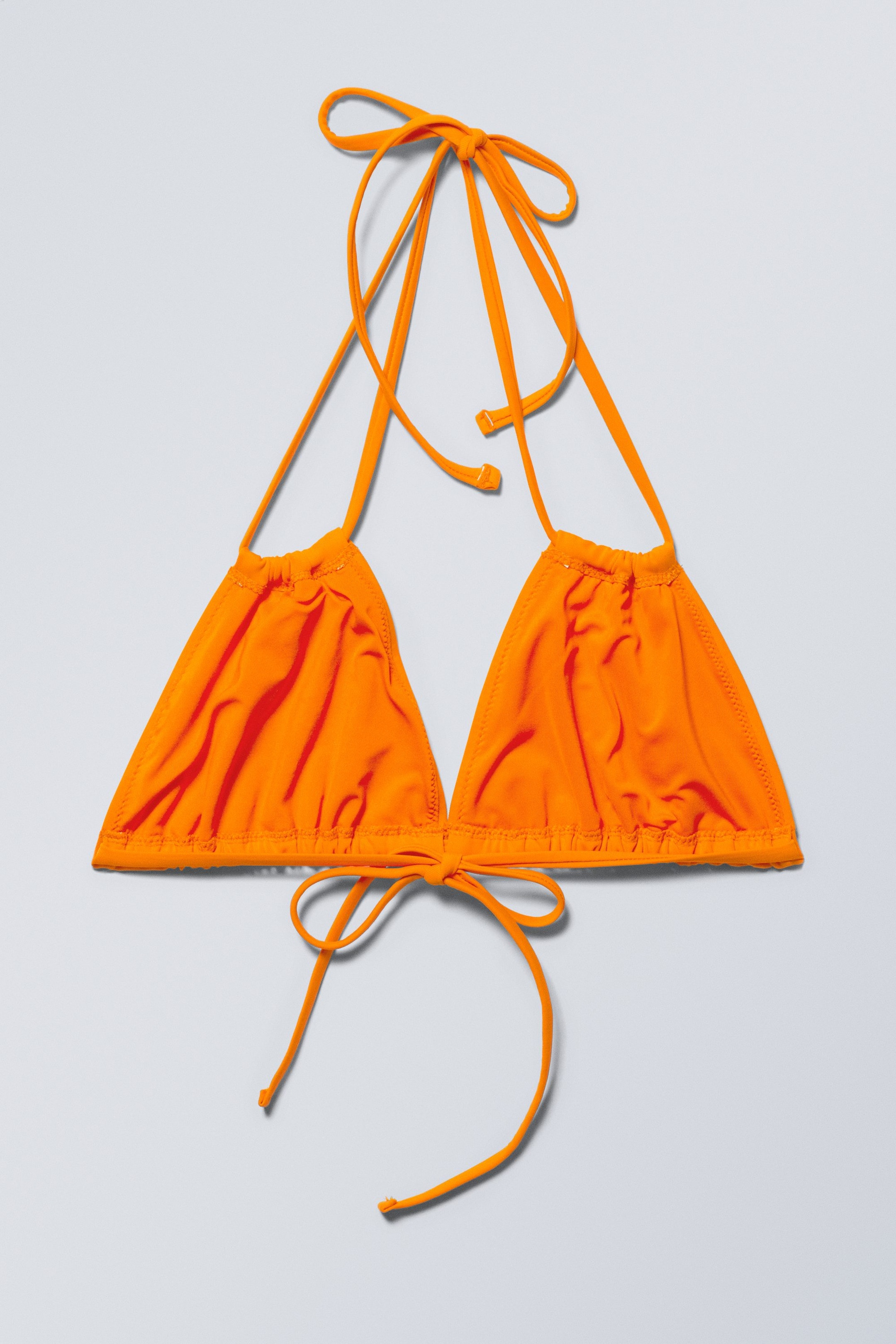 Tangerine - Haut de bikini à nouer Breeze - 1