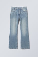 Blue Stream - Lichtblauw - Mercury Mid Rise Relaxed Bootcut Jeans - 0
