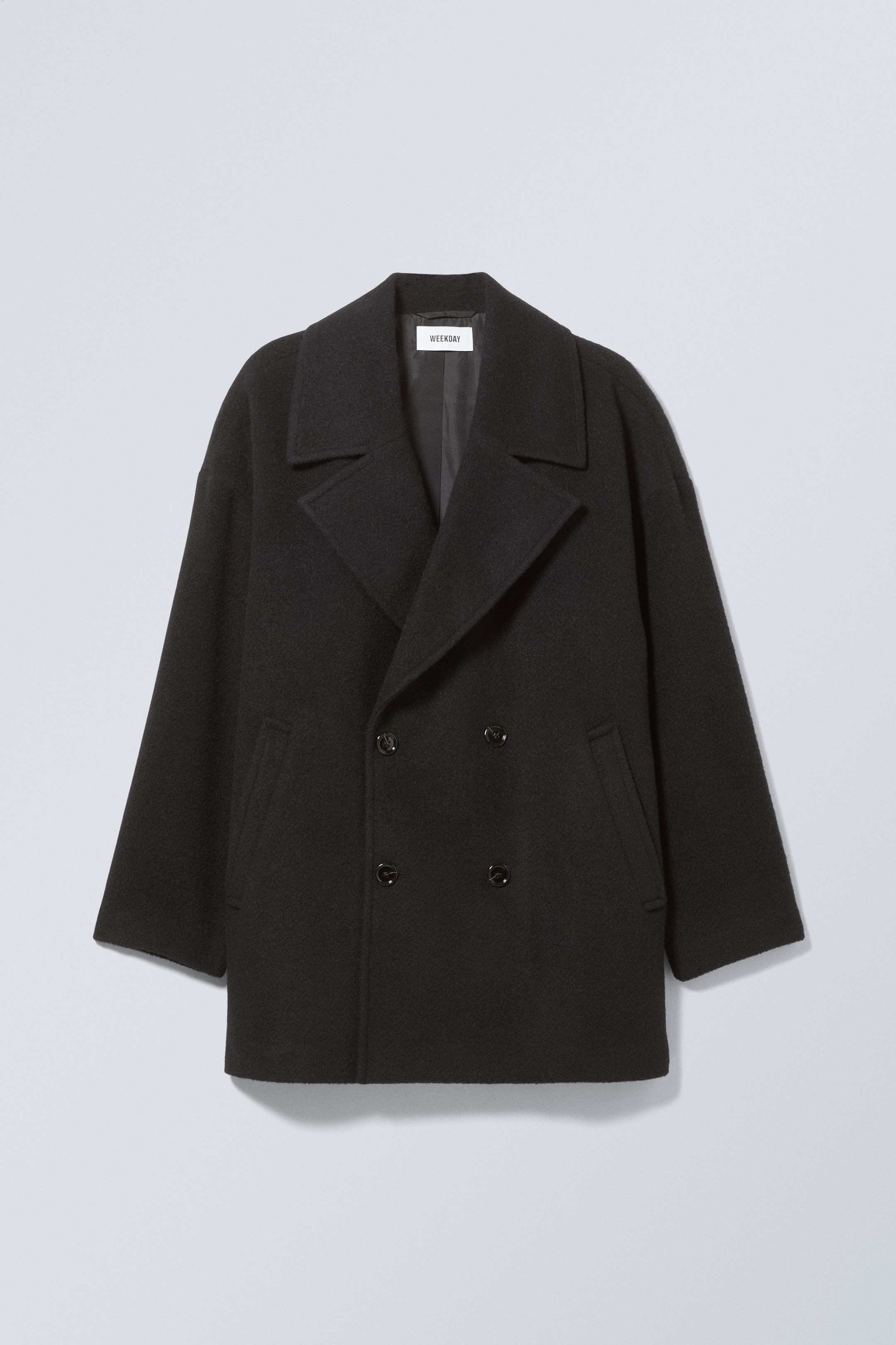 Black - Parker Oversized Peacoat - 0