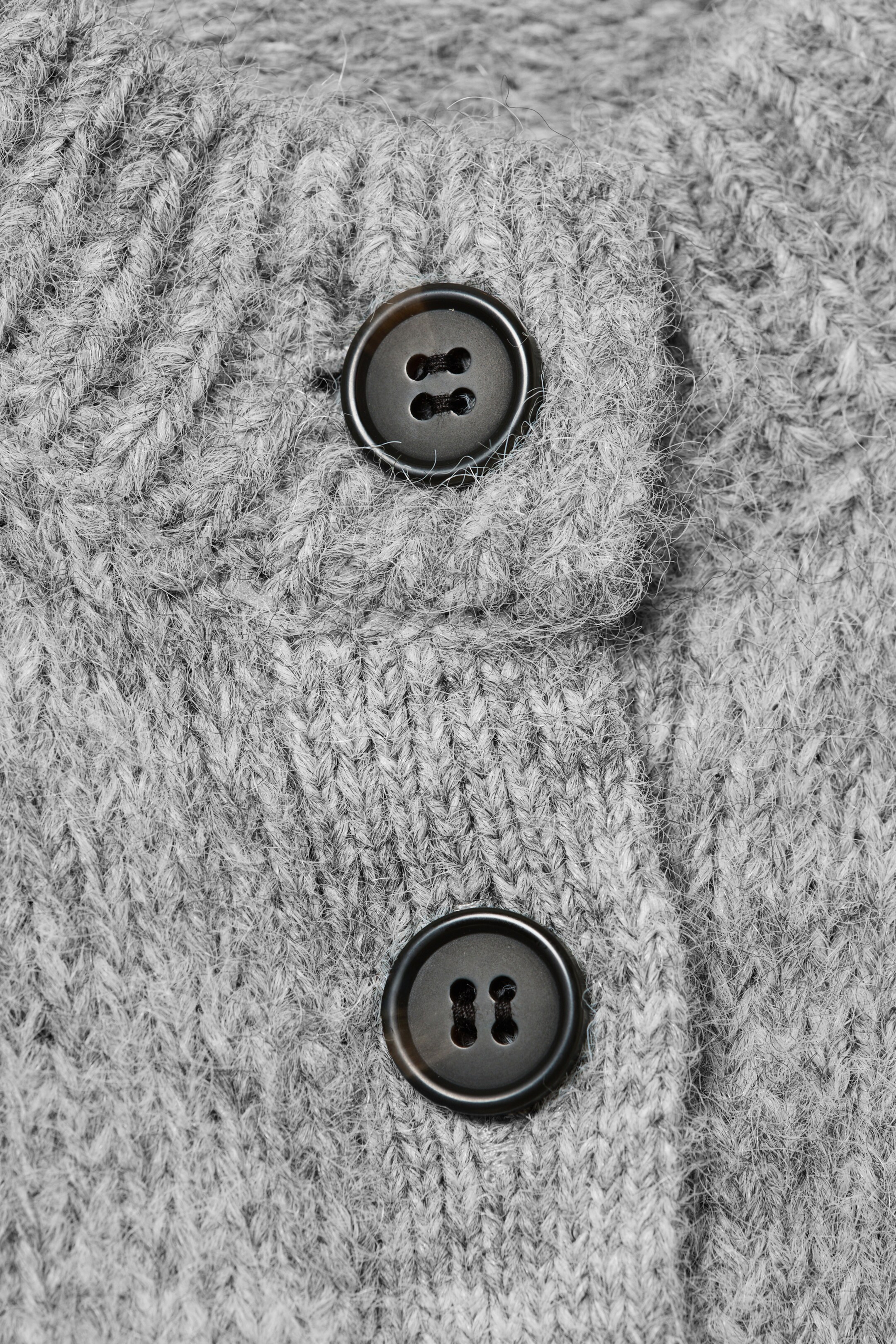Visualizza immagine più grande: Cardigan slim fit in misto lana - Grigio mélange - DONNA | H&M IT 7