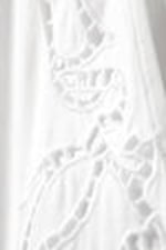 White - Broderie Anglaise Loose Fit Trousers - 5