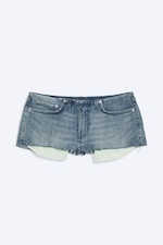 Gloria Blue - Mittelblau - Hour Slim Low Rise Denim Hotpants - 3