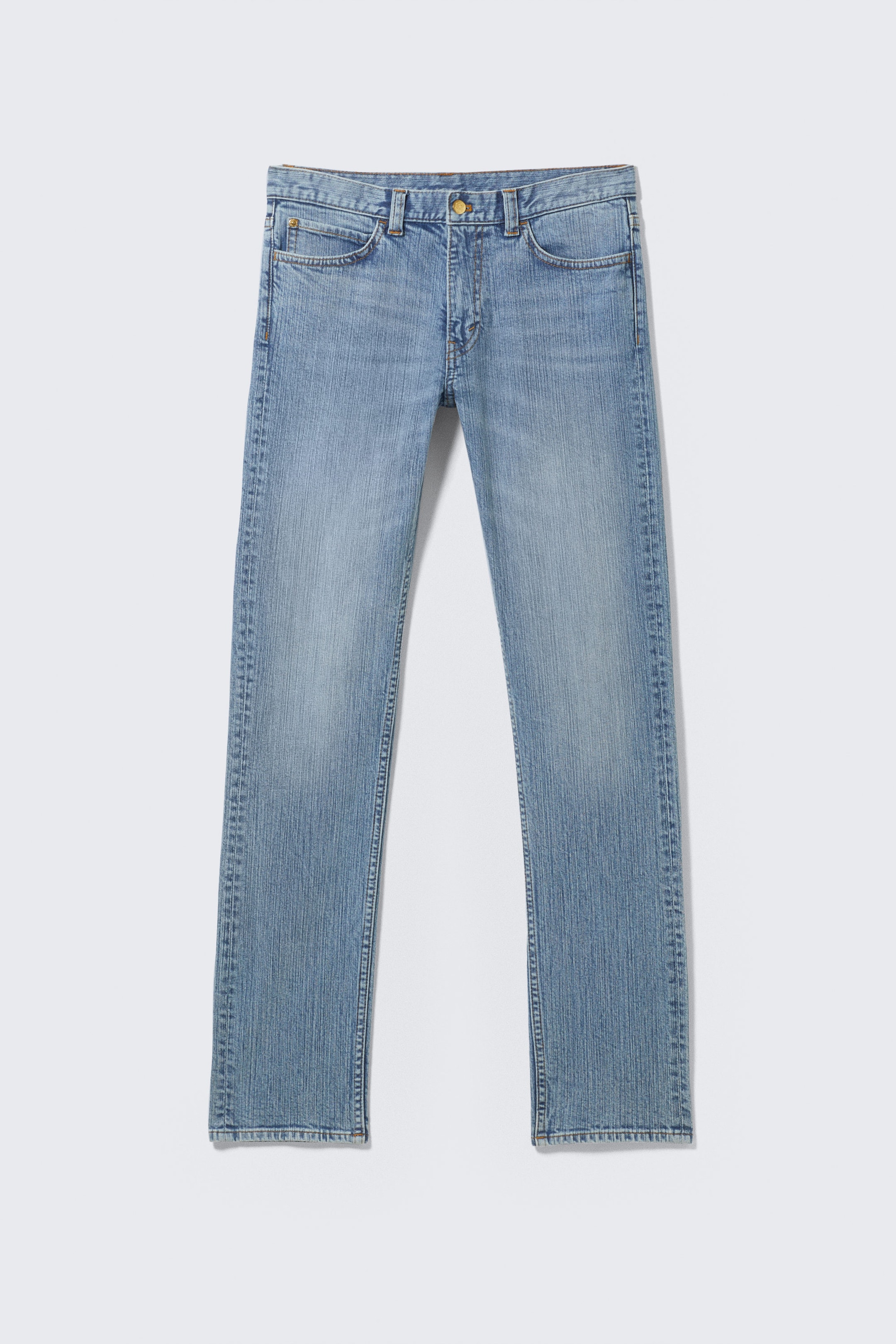 US Blue - Bleu clair - Jean évasé ajusté taille basse Issue - 4