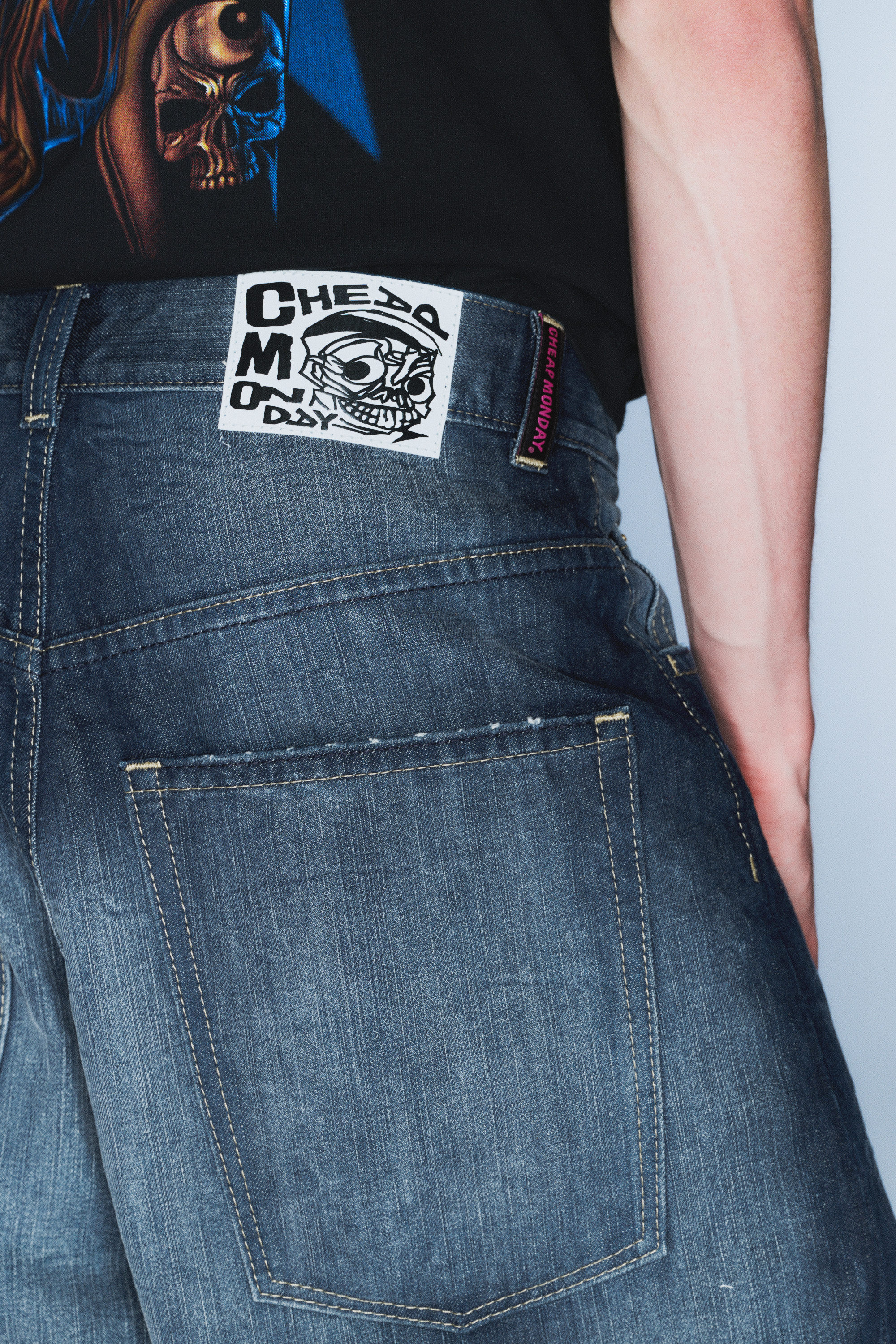 Star Blue - Rad Super Regular Waist Loose Wide Jeans - 2
