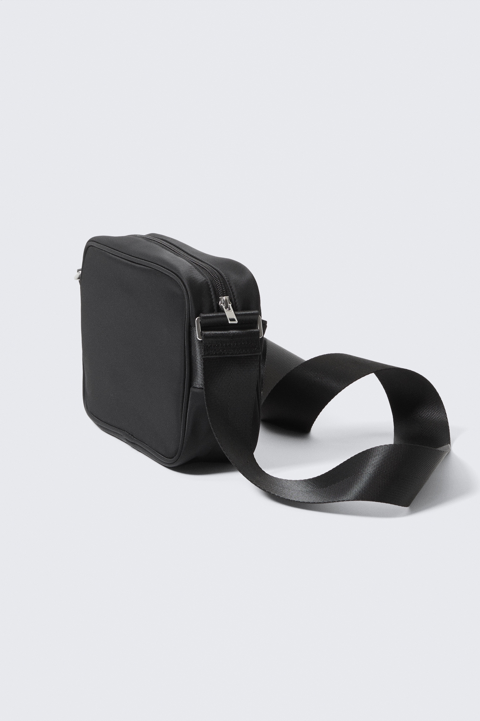 Kompaktowa torebka crossbody unisex - Czarny/Dark Mole - 3