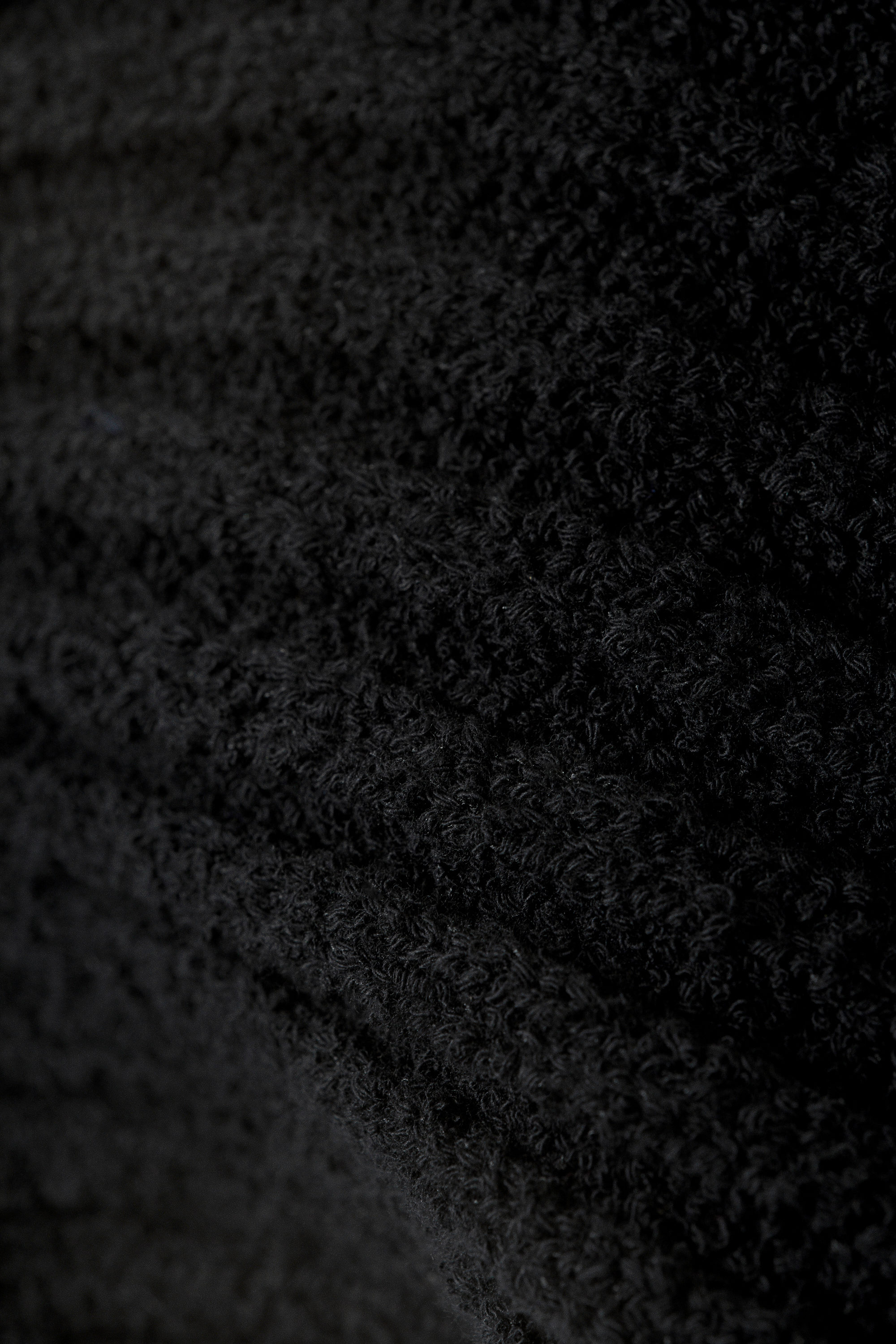 Svart - Stickad bolero med båtringning - 3