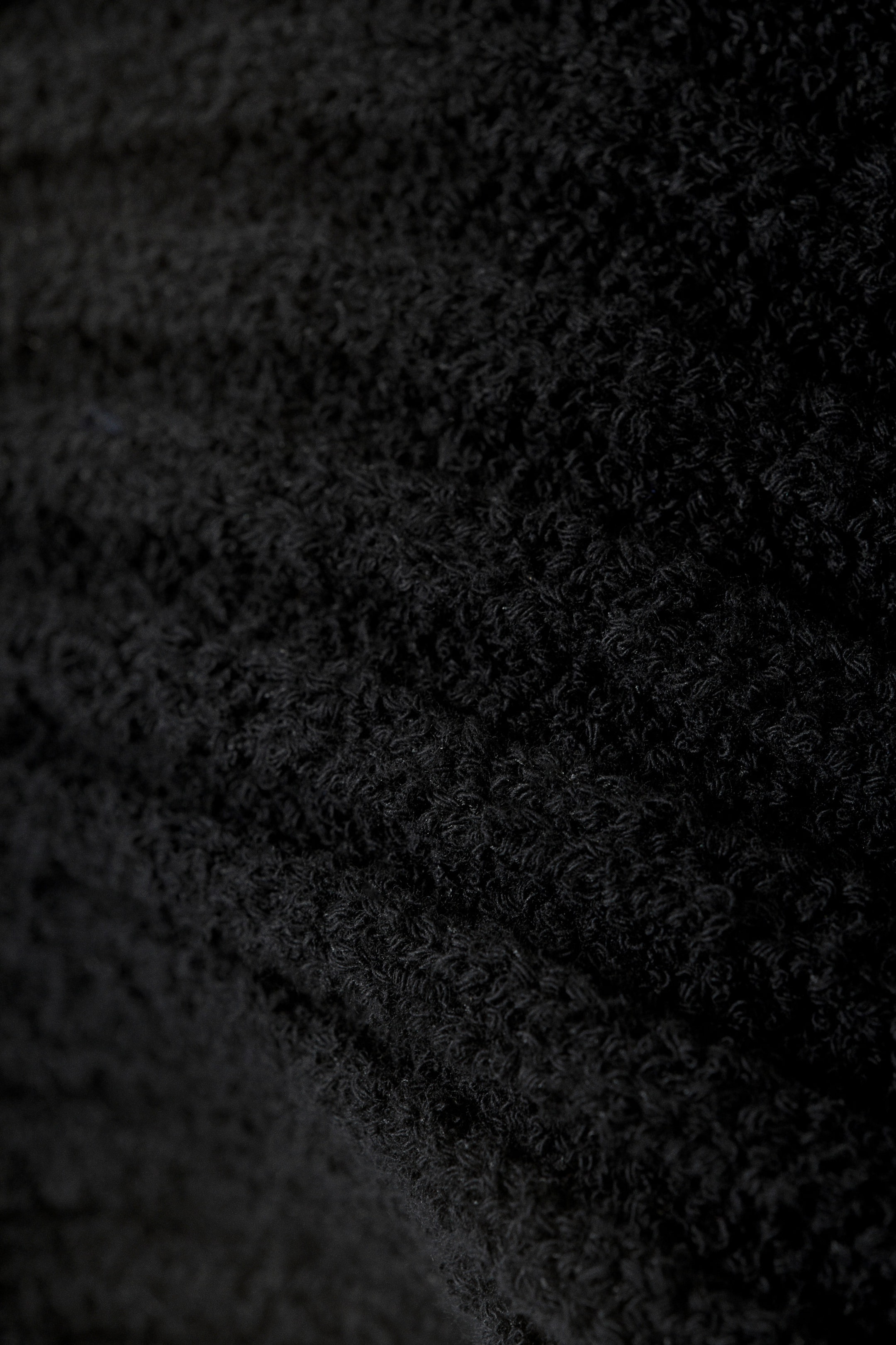 Schwarz - Gestrickter Bolero mit U-Boot-Ausschnitt - 5