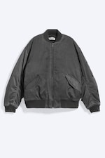 Washed Black – Zwart - Oversized gewatteerd pilotenjack - 6