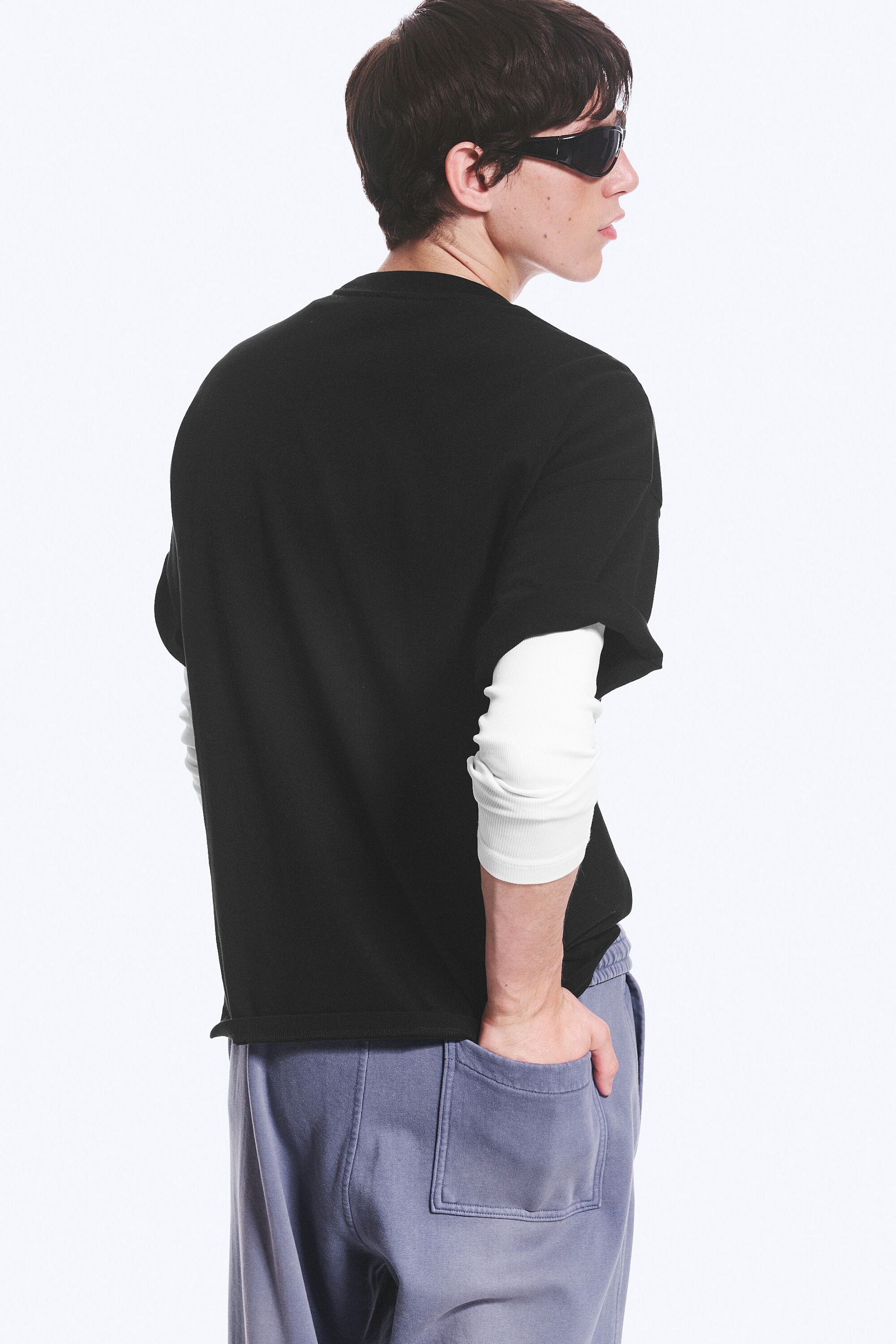 Black - Karma - Boxy Printed Graphic T-shirt - 3