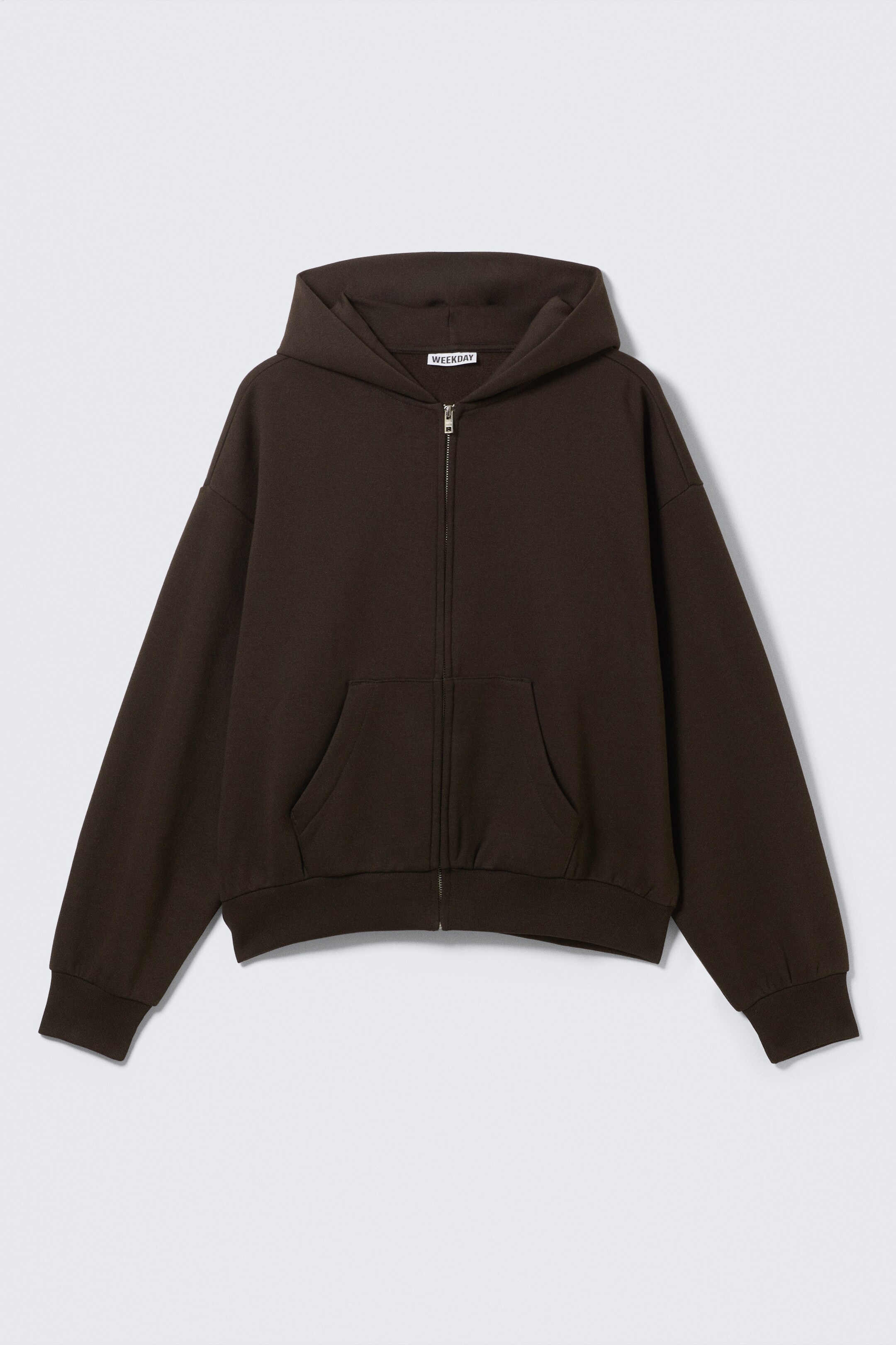 Zobacz większy obraz: Bluza z kapturem Loose Fit - Ciemnobrązowy - ON | H&M PL 6