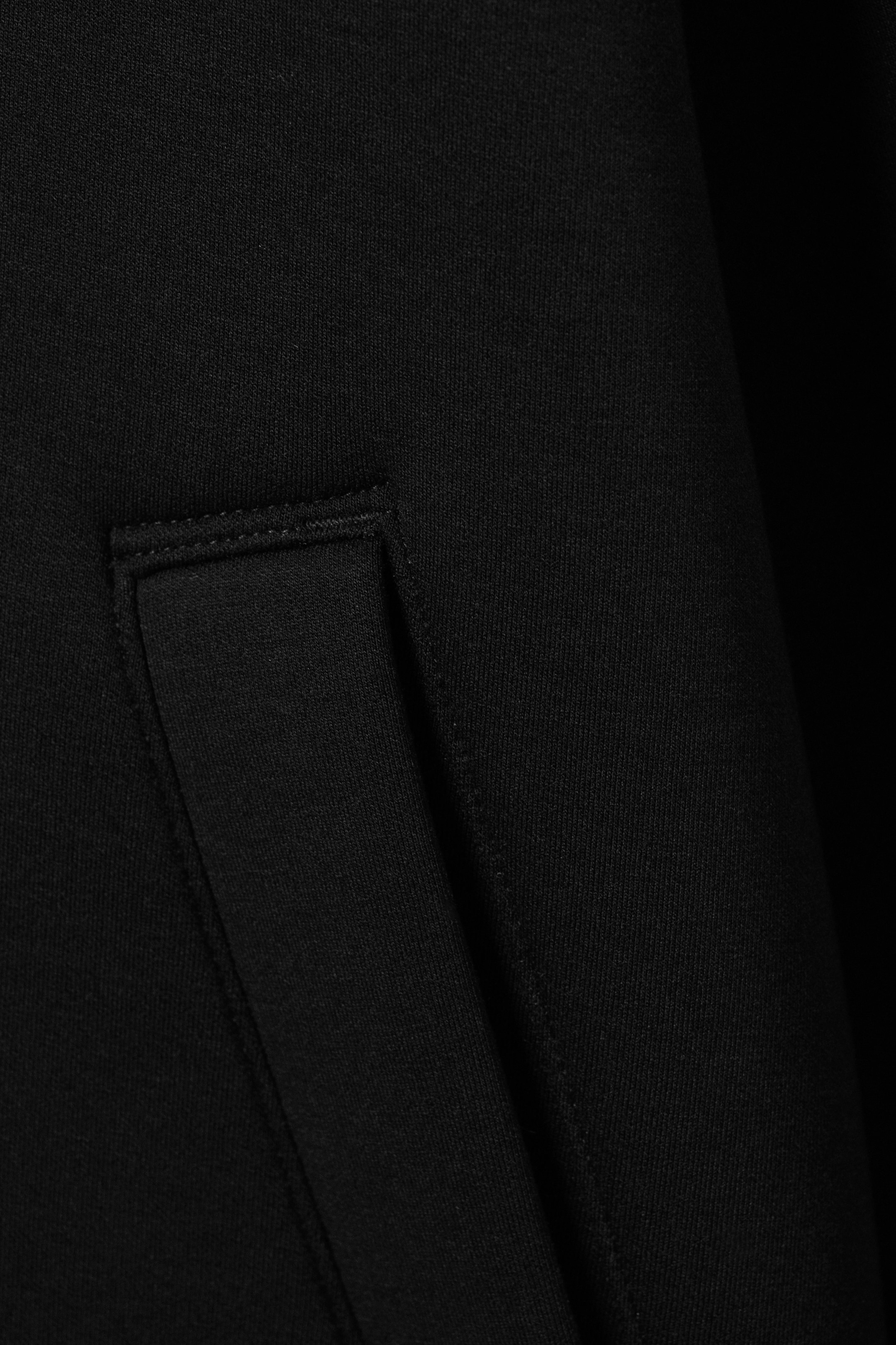 Visa större bild: Strukturerad scuba-jacka med dragkedja - Svart - HERR | H&M SE 5