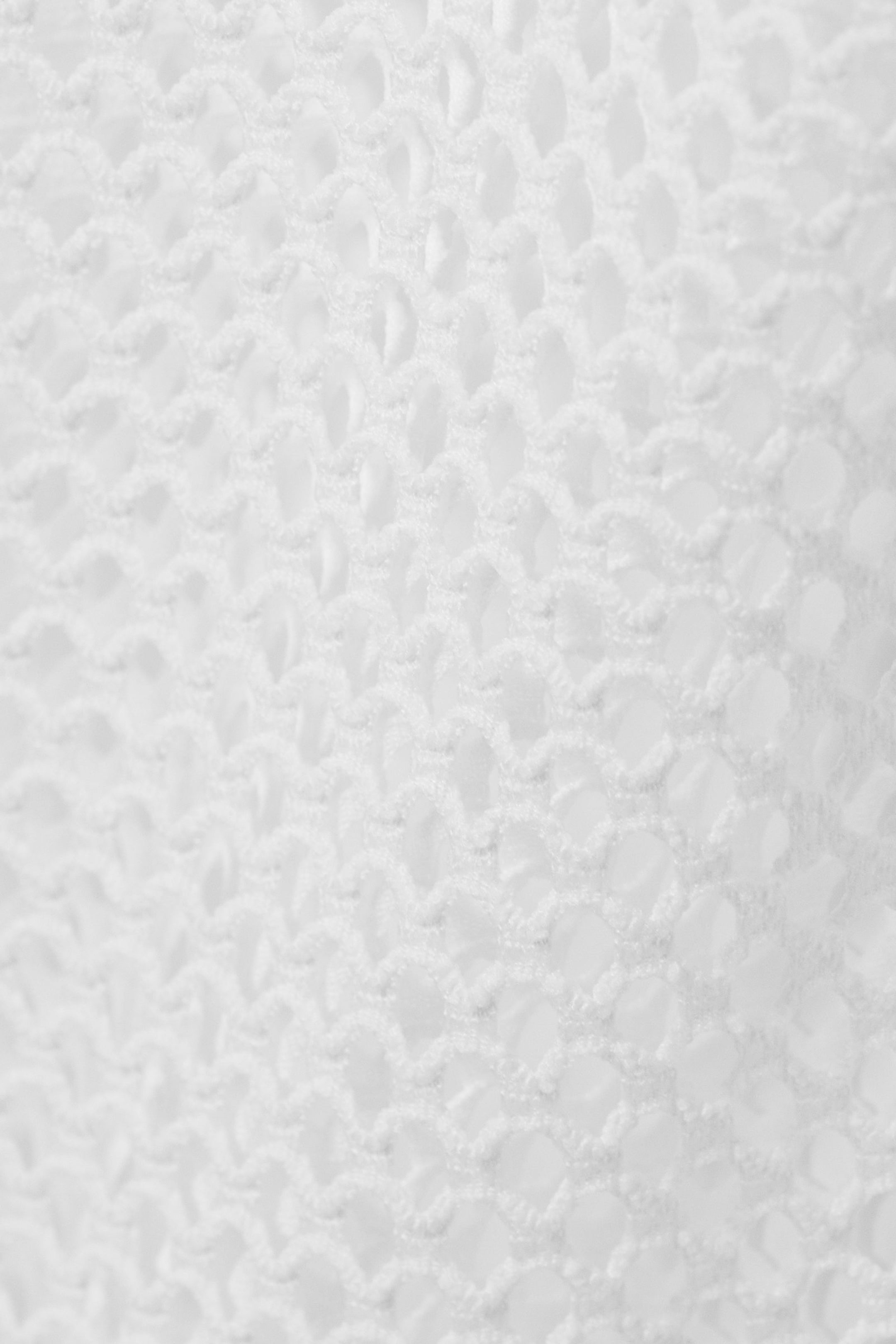 White - T-Shirt mit schmaler Passform aus Netzstoff - 5