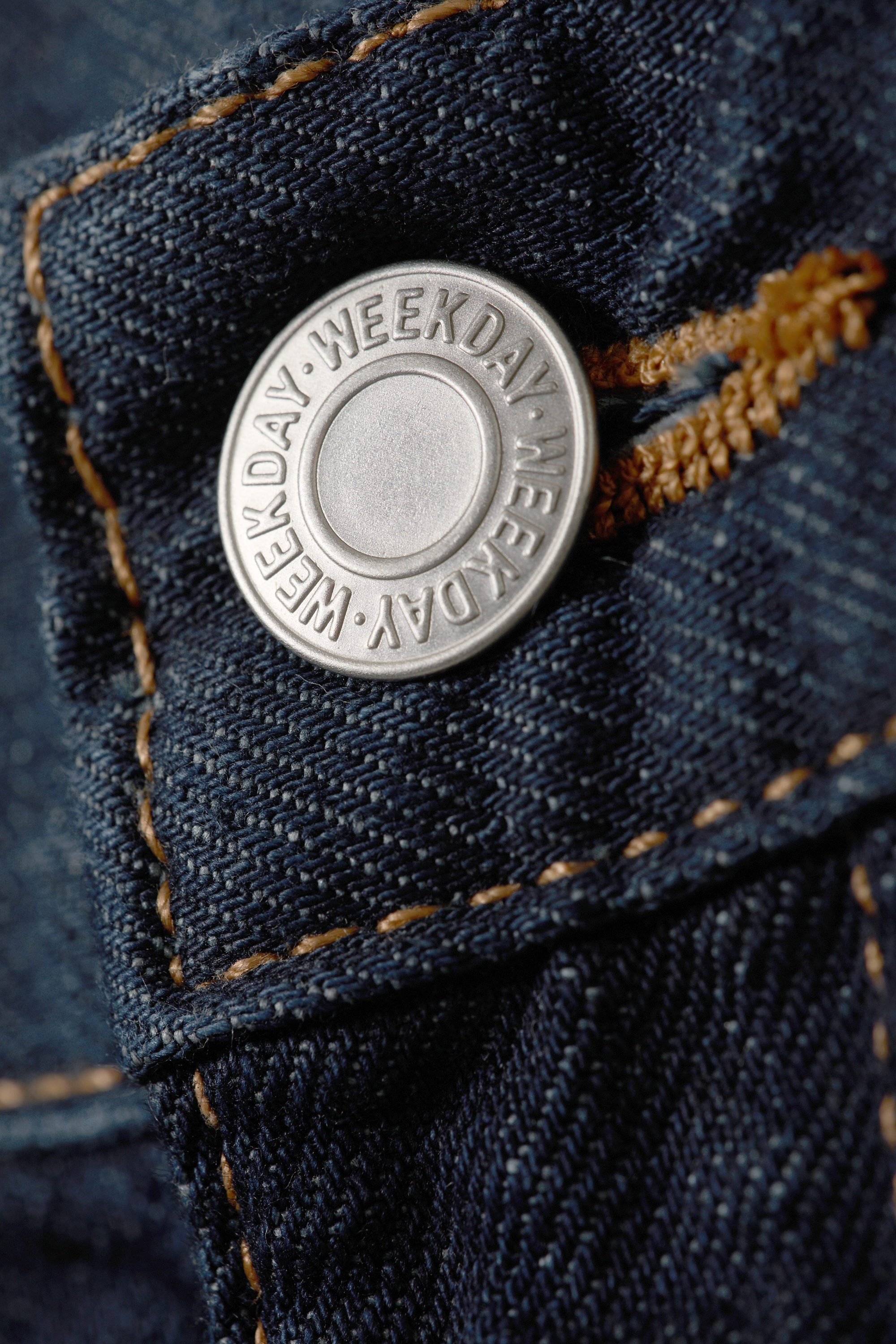 Blue Rinse - Dark Blue - Solar Loose Wide Leg Unisex Jeans - 6