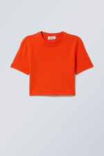 Bright orange - Mini Crop Top - 0