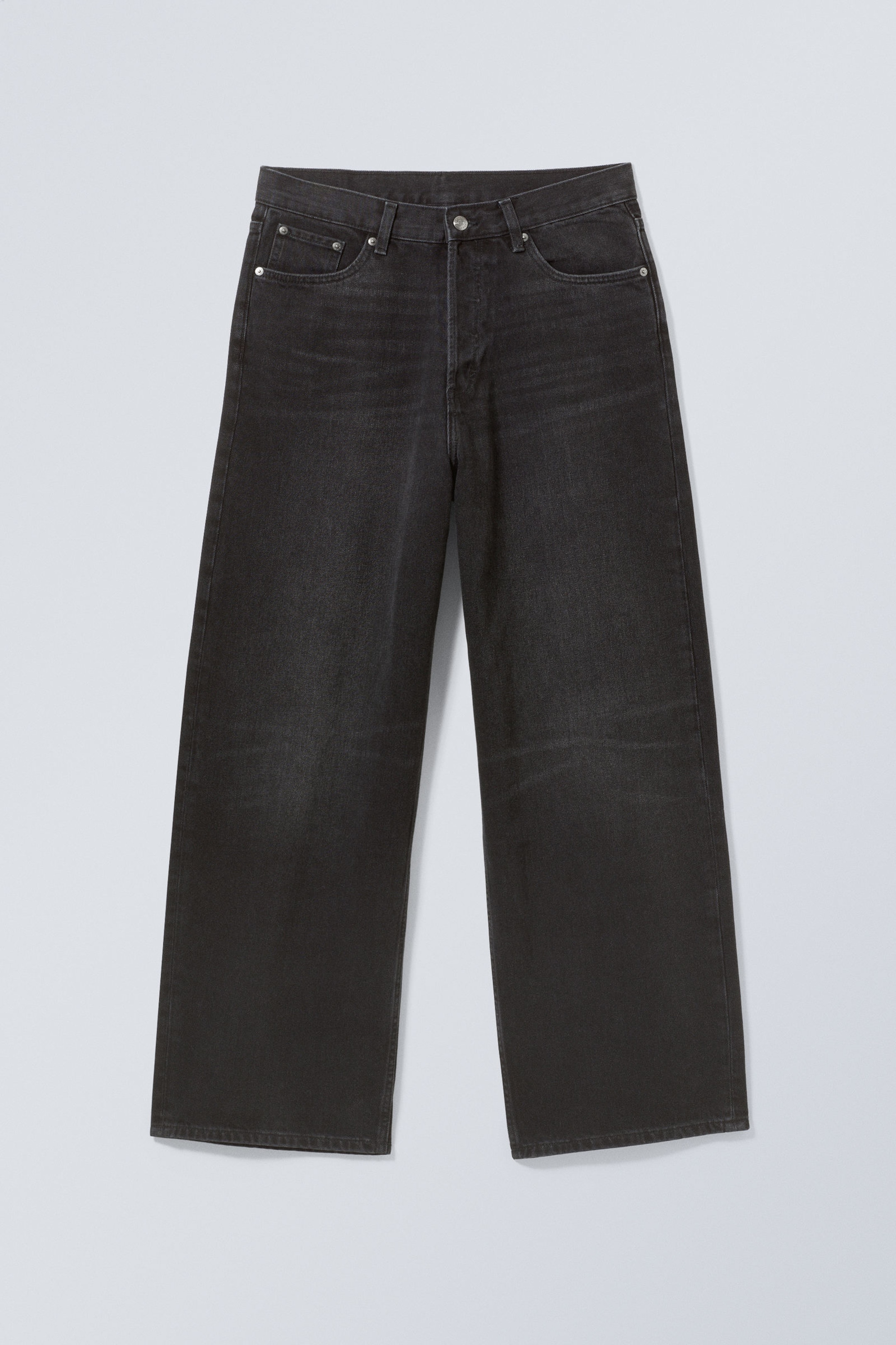 Black Stream - Astro Loose Baggy Leg Jeans - 0
