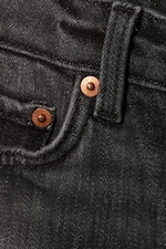 Black Web - Black - Flame Low Rise Slim Flared Jeans - 1