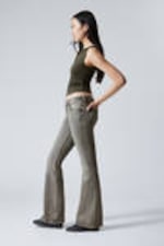 Canyon Grey - Mittelgrau - Flame Low Waist Slim Flared Leg Jeans - 2