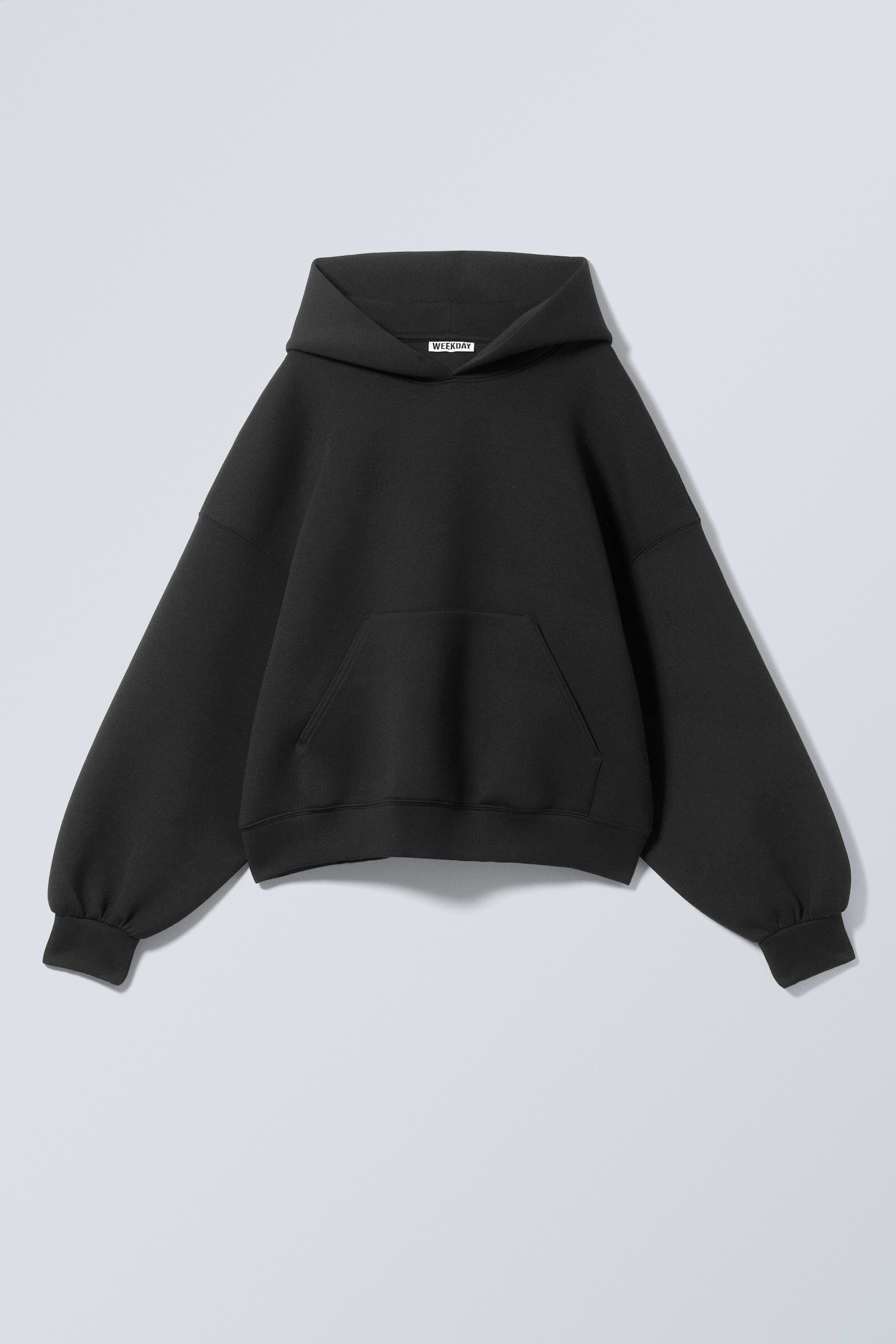 Oversized Scuba Hoodie - Black/Light Grey/Dark Grey Melange/Black/Dark Khaki Green/Grey Melange - 2