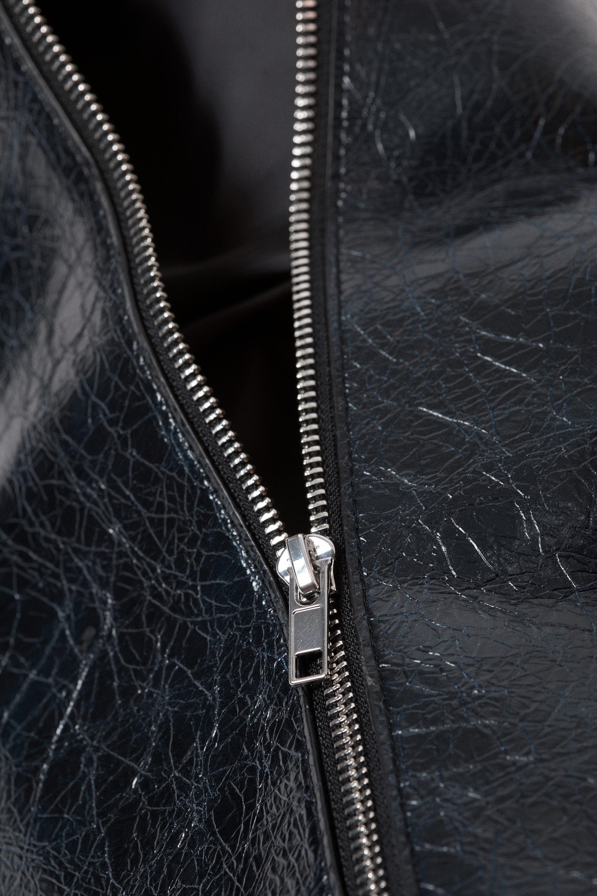 Donker marineblauw - Grote clutch van imitatieleer - 2