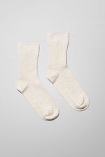 Light Beige - Selma Socks - 0