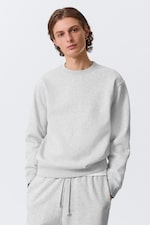 Gris chiné - Sweat classique - 0