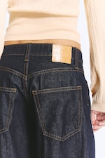 Blue Rinse – mørkeblå - Peggy løs, baggy jeans med lavt liv - 4
