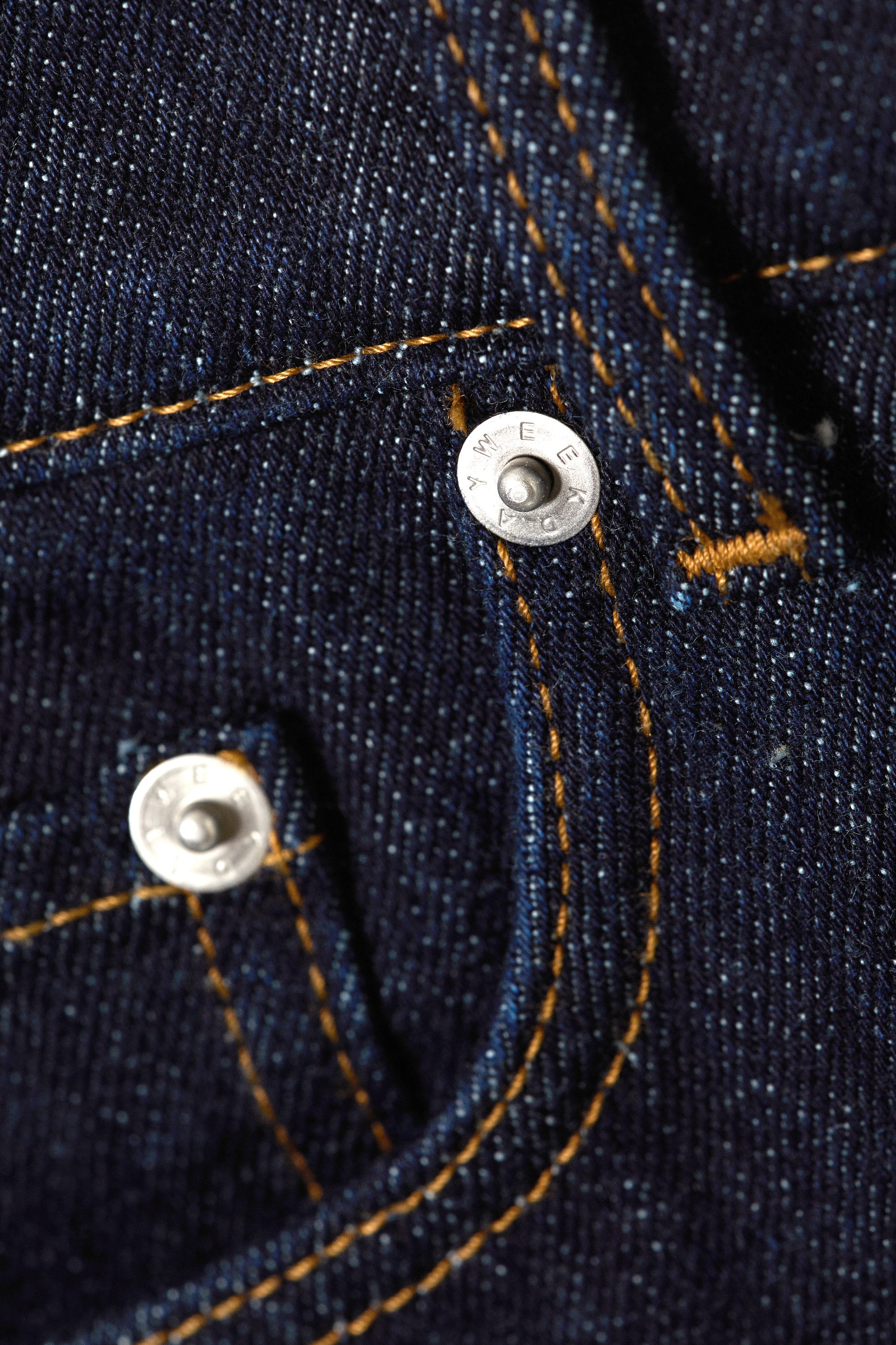 Blue Rinse - Dark Blue - Mid Rise Slim Leg Jeans - 6