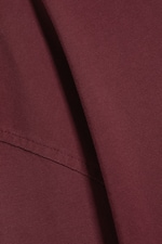Washed Red - Cropped Oversized Long-Sleeved T-shirt - 1