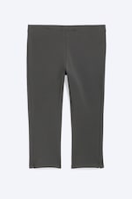 Mörkgrå - Mid waist capribyxor - 4