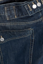 Blue Rinse - Dunkelblau - Low Waist Loose Skewed Jeans - 6