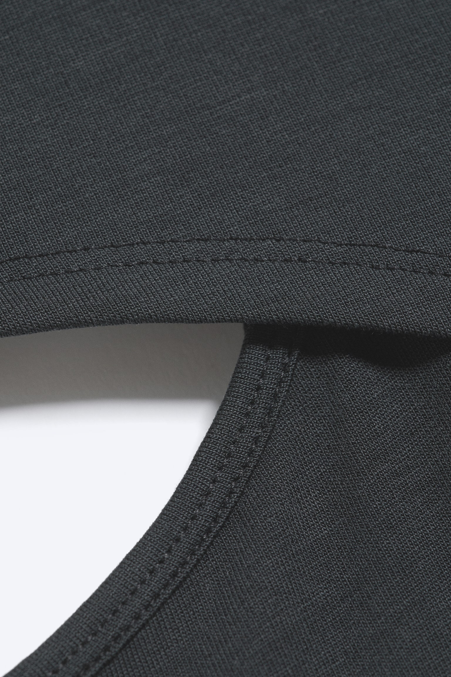 Top boléro deux pièces à superpositions - Gris foncé - 2