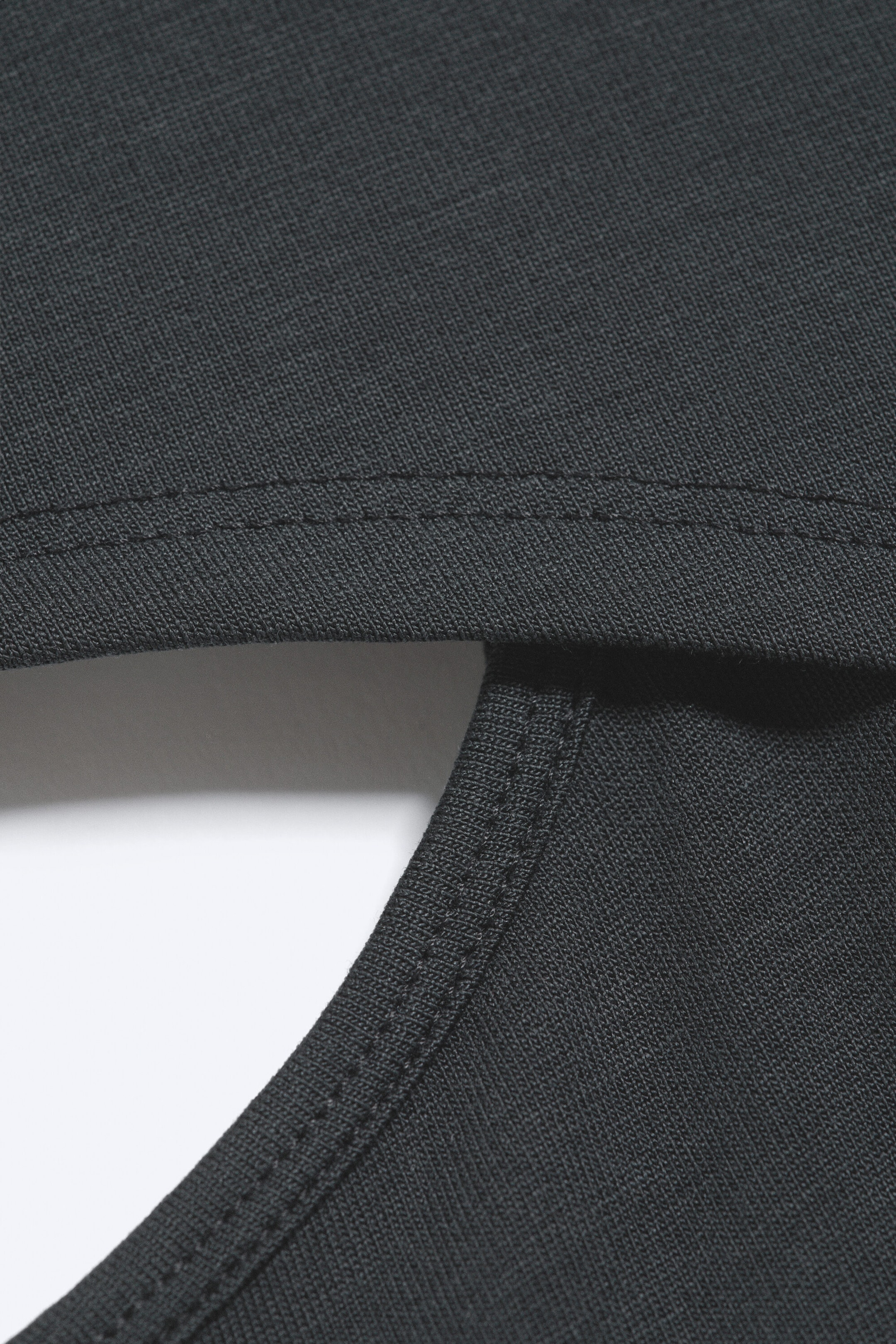 Gris foncé - Top boléro deux pièces à superpositions - 2