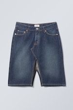 Archaic Blue Print - Saturn Denim Mid Printed Skirt - 0