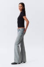 Brick Blue - Hellblau - Nova Low Waist Slim Bootcut Leg Jeans - 2