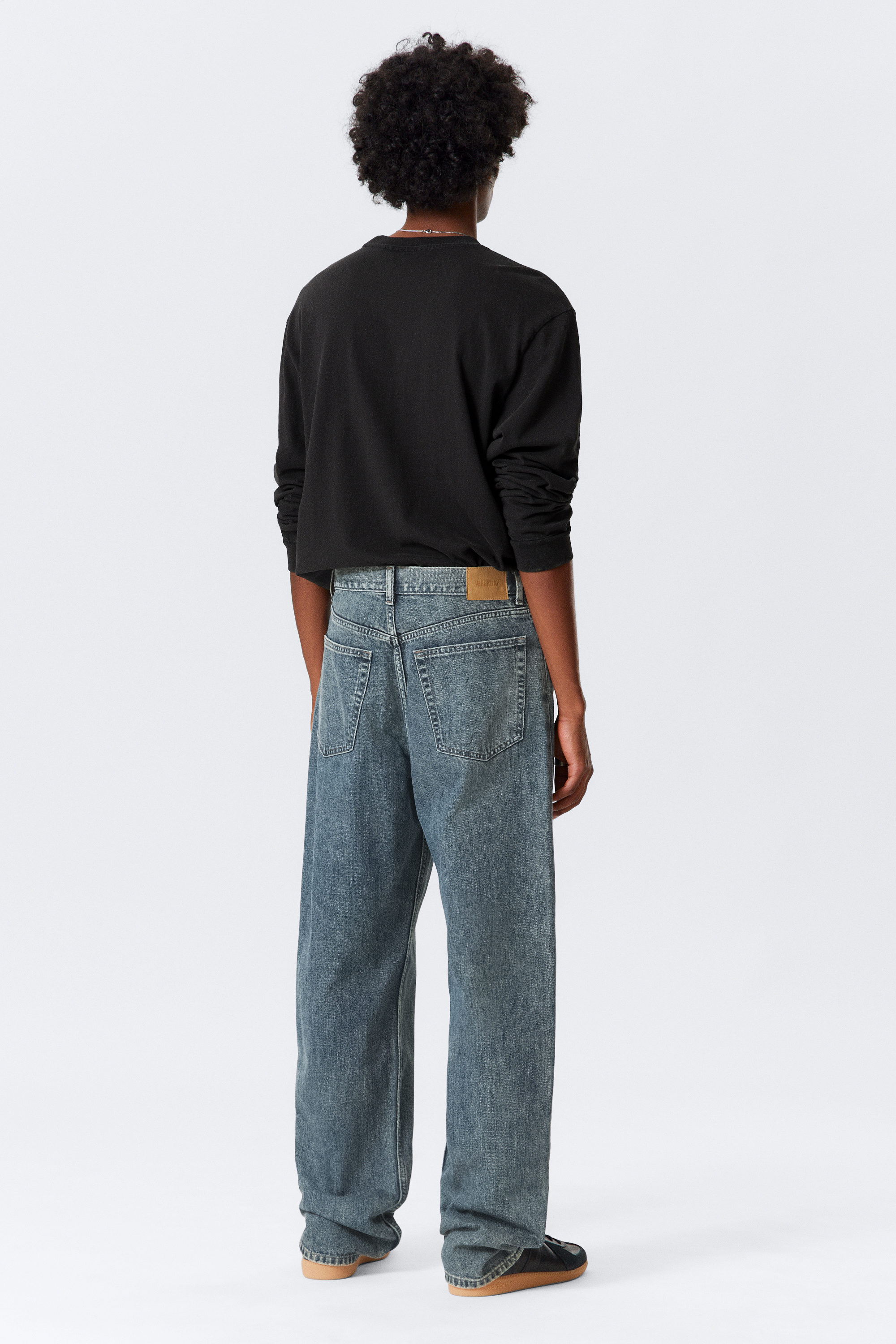 Second Blue - Blå - Galaxy Loose Straight Leg Jeans - 9