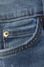 Kite Blå - Mellanblå - Flare Low Waist Flared Skinny Jeans - 5