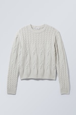 Ecru - Strickpullover aus Wollmischung Jesper - 0