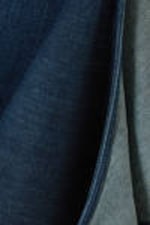 Sapphire Blue - Short Denim Wrap Skirt - 3