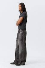 Noir foncé - Noir - Jean baggy unisexe Astro taille mi-haute - 3