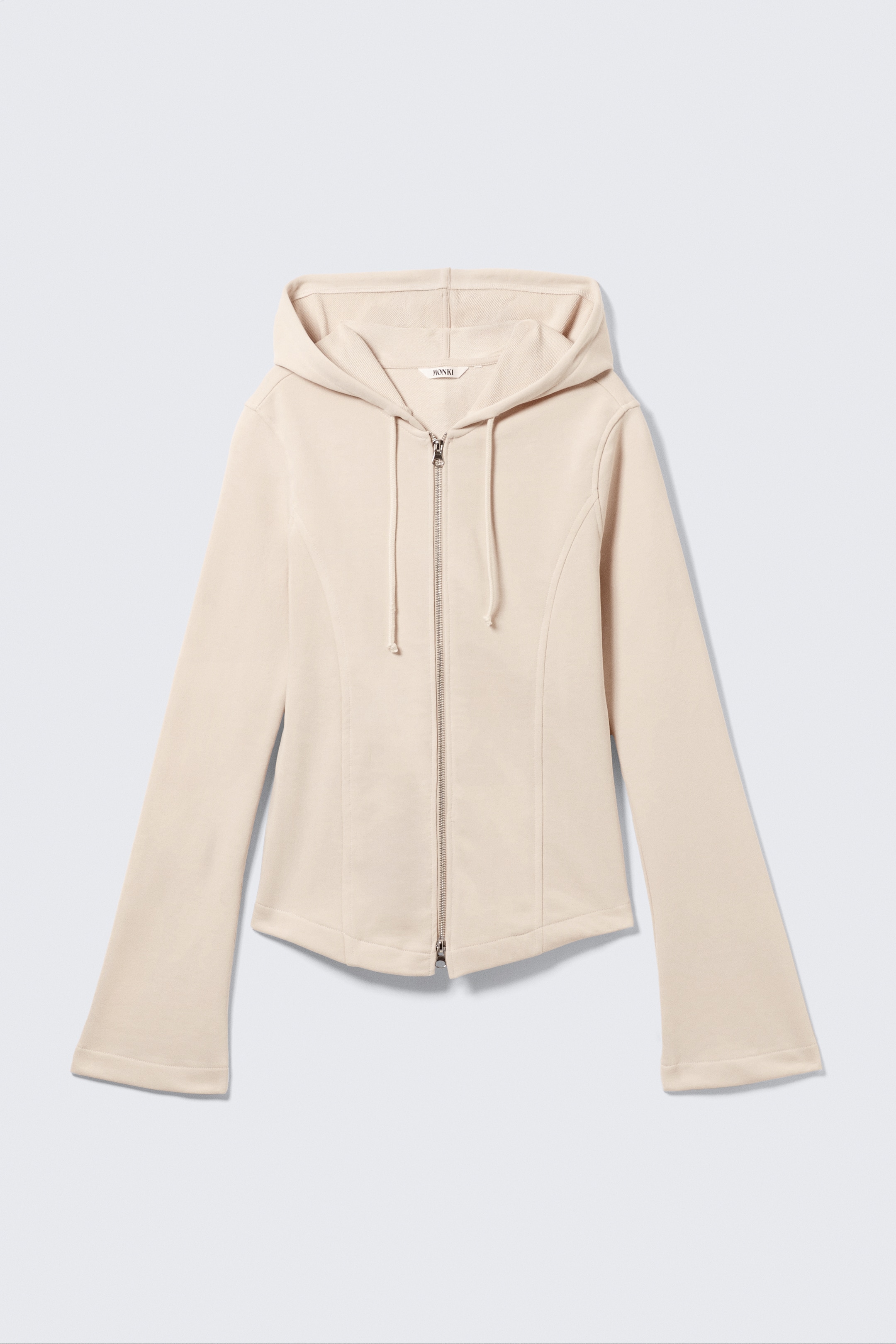 Visualizza immagine più grande: FELPA CON CAPPUCCIO E ZIP - Dusty Cream - DONNA | H&M IT 4